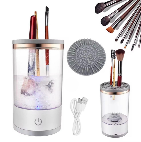 Nettoyeur électrique de pinceaux de maquillage