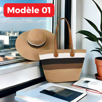PROMO: Ensemble Sac et Chapeau en paille