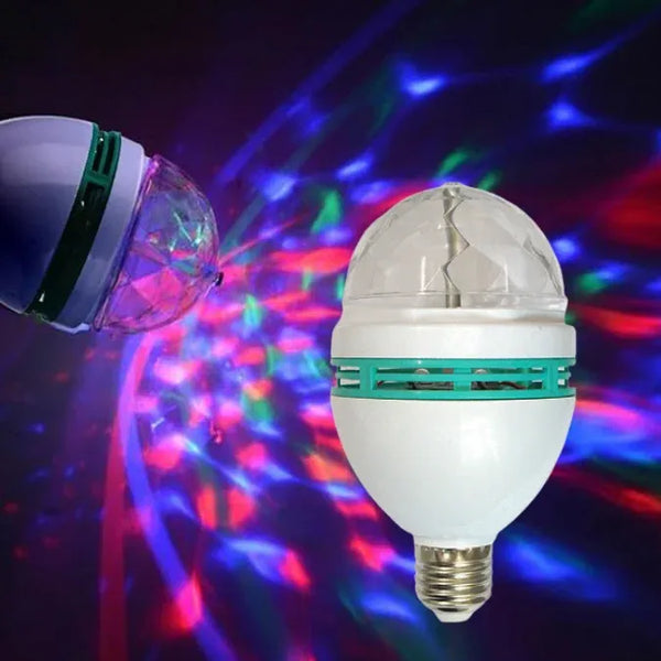 Ampoule tournante disco- LED – RGB – 3w – 220 v