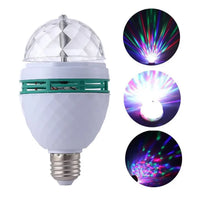 Ampoule tournante disco- LED – RGB – 3w – 220 v